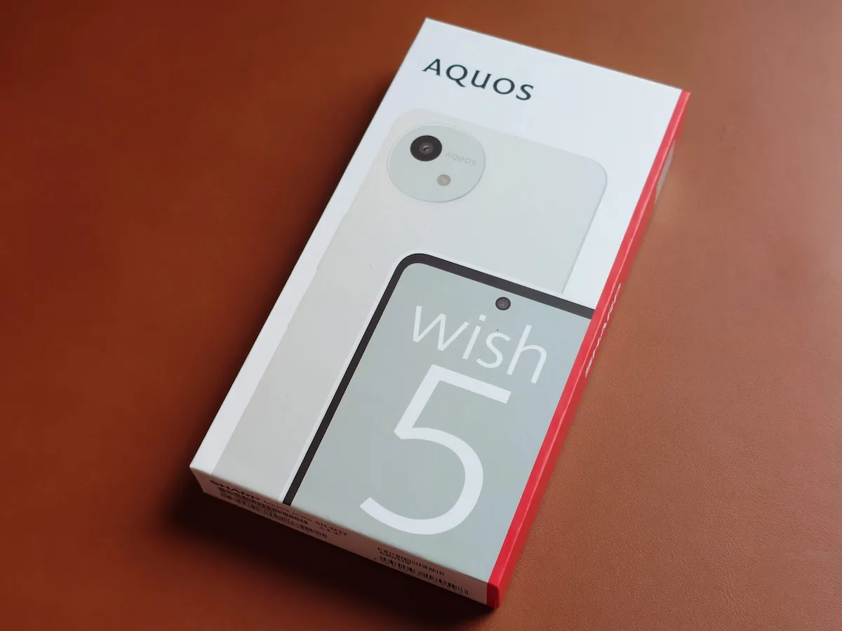 AQUOS wish5 本体 ホワイト シャープ SHARP SIMフリースマートフォン AQUOS wish5